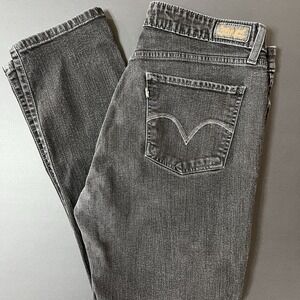 Levi's Jeans Mid Rise Skinny Women's 16M Black 2012 Y2K Grunge Vintage Classic